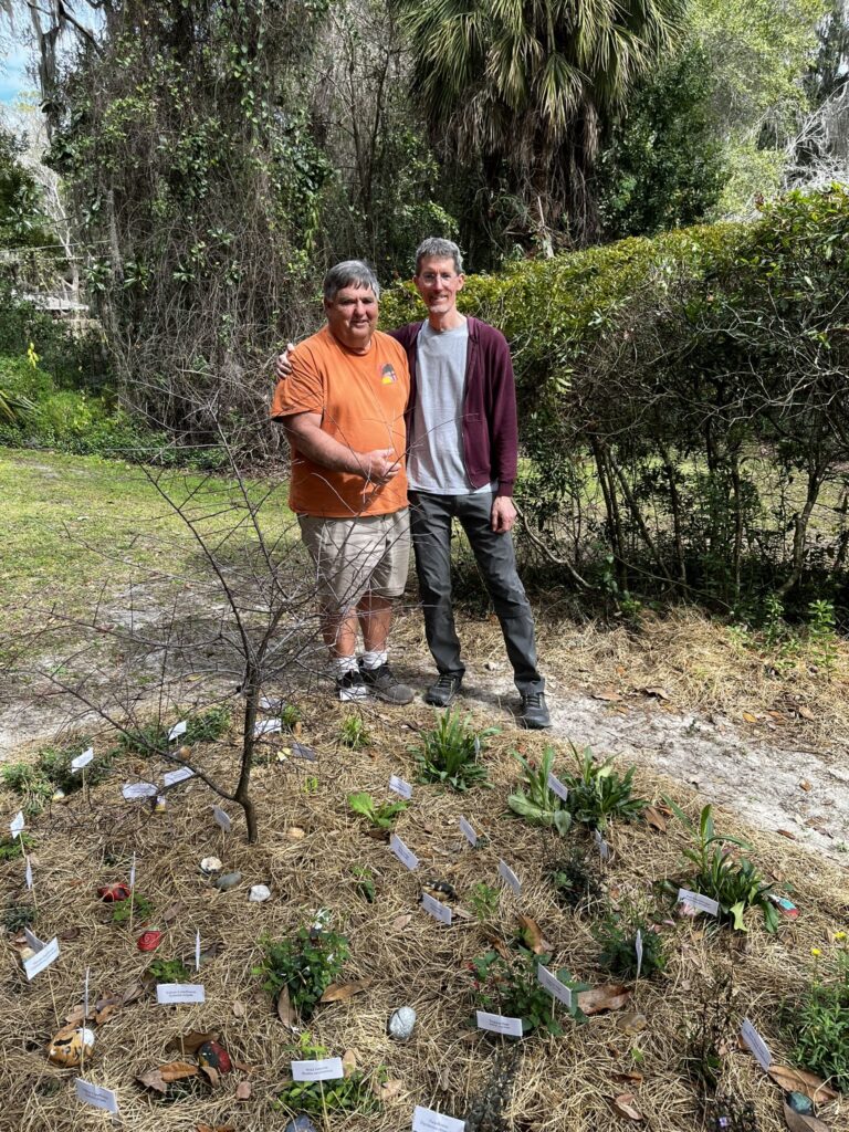 Larry Alsobrook, left, and Erick Smith have been making our grounds greener day by day.
